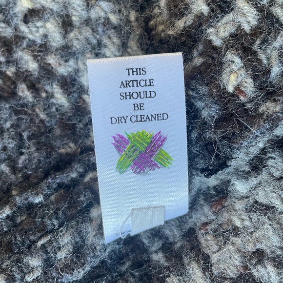 John Brannigan Weavers Gray Plaid Wool Zip Up Vest Size X-Large Made In Ireland - Picture 9 of 9